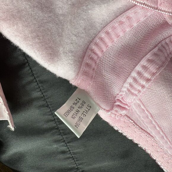 Pink Bra 36D No Underwire Soft Comfortable Fit With Embroidered Floral Grapes - Picture 9 of 9